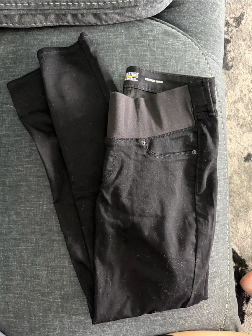 Levi Strauss Black Maternity Jeans - Medium